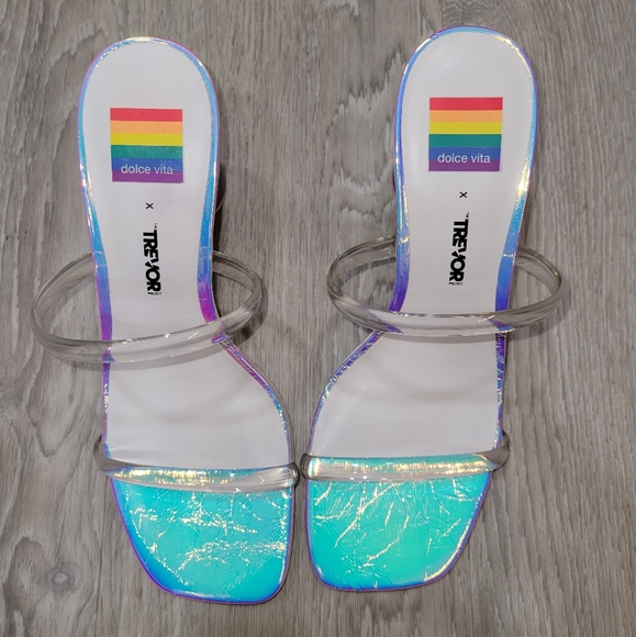 DOLCE VITA X TREVOR PROJECT Noles Heels Sz 8.5 - Picture 6 of 9